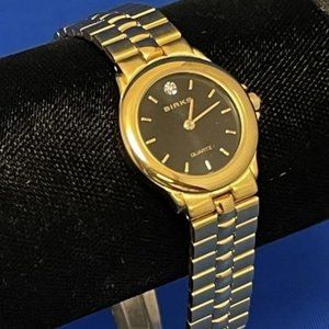 STUNNING Birks Gold Toned Women's Watch with Diamond - Petite